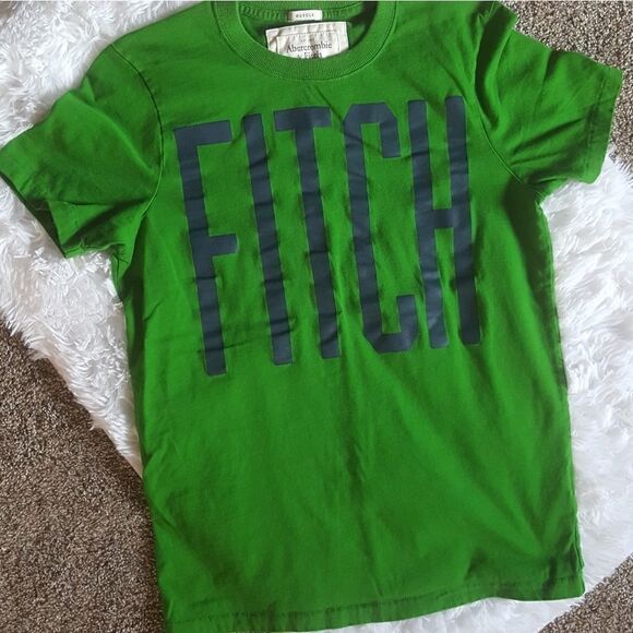 Abercrombie and Fitch green Muscle Tshirt Size Large - Picture 1 of 4